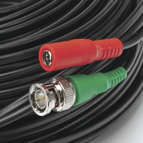 Cable CCTV siamés Epcom DIY-30M-HD de 30  metros para alimentación de cámaras de seguridad 100% cobre 
