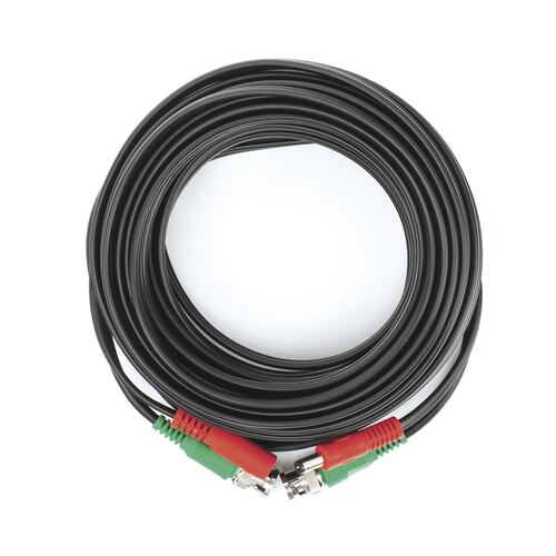 Cable CCTV siamés Epcom DIY-10M-HD de 10 metros para alimentación de cámaras de seguridad 100% cobre 