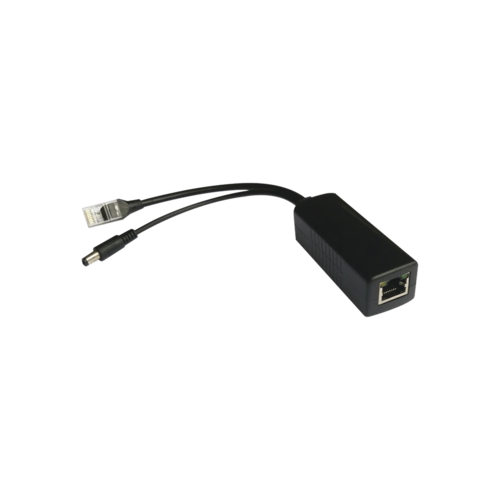 Cable divisor PoE pasivo de 48-55 Vcc Epcom TTPL100  de  12 Vcc  2 A  Aplicaciones como adaptar microfonos en cámaras IP.
