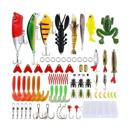 Señuelos De Pesca Kit De Señuelos Con Una Caja 78 Piezas