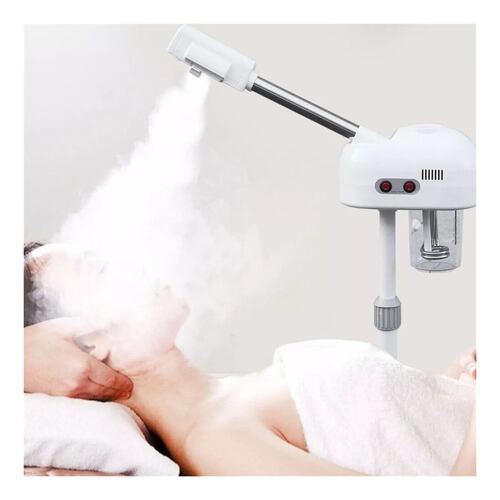 Vaporizador Facial Limpieza Para Estética Spa Barbería Color Blanco