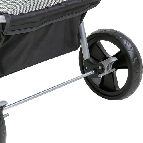 Carriola Plegable Mascotas Perros Gatos Pet Rosa