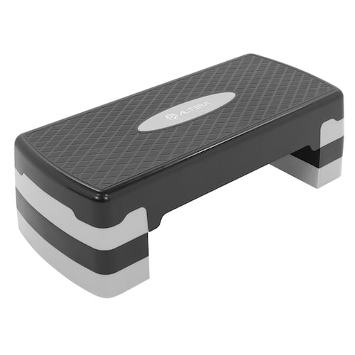 Banco Step Altera 3 Niveles de Elevación Ajustable, Banco Aerobics para Fitness Crossfit Gym