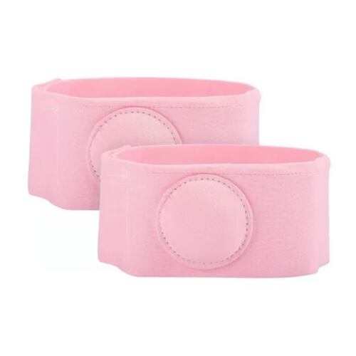 Faja Para Hernia Umbilical De Bebé 2pzs Rosa