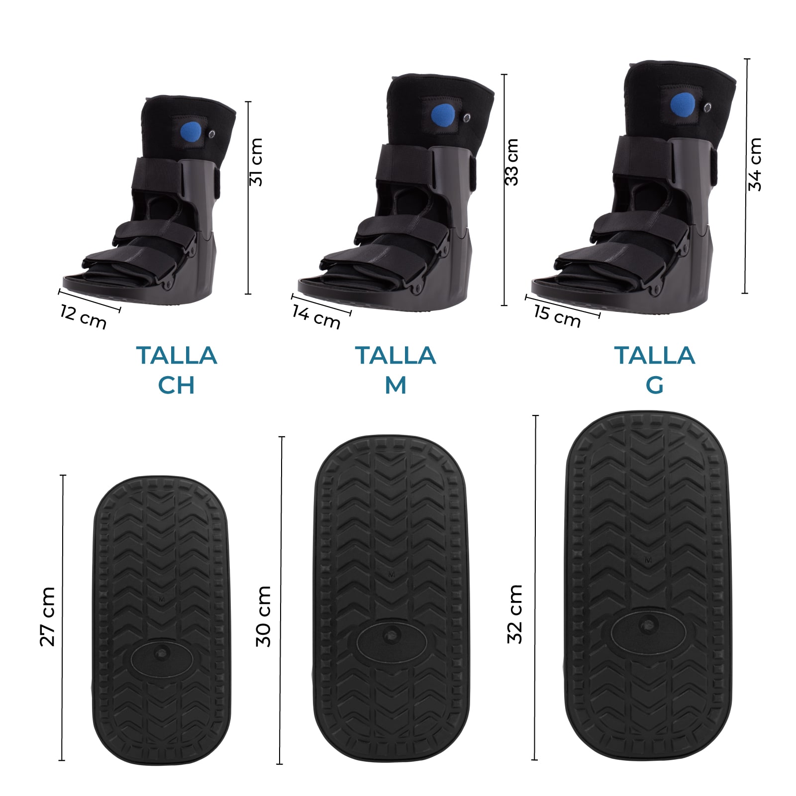 Bota Ortopédica Onof, Bota Postoperatorias, Rehabilitacion