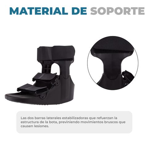 Bota Ortopédica Onof, Bota Postoperatorias, Rehabilitacion, Fracturas, Esgince, Lesiones en Tobillo y Pie con Suela Antiderrapante 