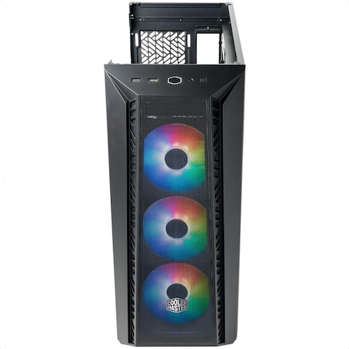 Gabinete Cooler Master MasterBox 520 Mesh ARGB USB-C 3 Ventiladores Vidrio Templado MB520-KGNN-S00