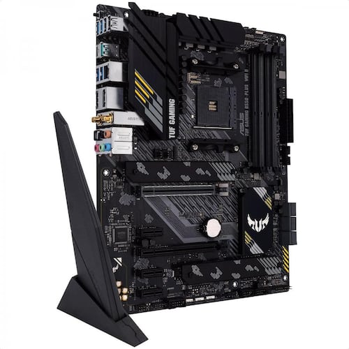 Tarjeta Madre ASUS TUF GAMING B550-PLUS WIFI II AURA 4xDDR4 2xPCI-E USB3 Socket AM4