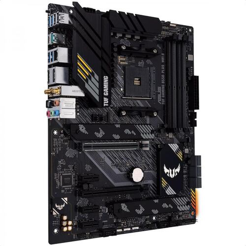 Tarjeta Madre ASUS TUF GAMING B550-PLUS WIFI II AURA 4xDDR4 2xPCI-E USB3 Socket AM4