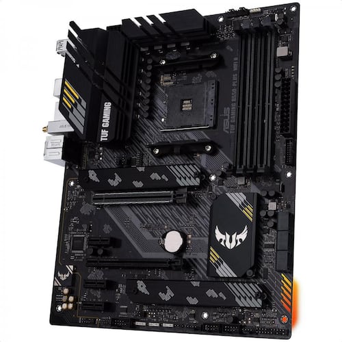 Tarjeta Madre ASUS TUF GAMING B550-PLUS WIFI II AURA 4xDDR4 2xPCI-E USB3 Socket AM4