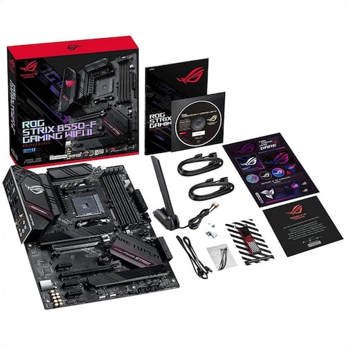 Tarjeta Madre ASUS ROG STRIX B550-F GAMING WIFI II 4xDDR4 PCI-E USB3 Socket AM4
