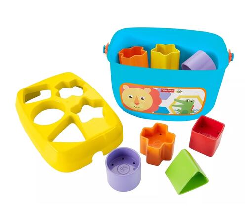 Juguete Para Bebés Primeros Bloques Leon Amarillo