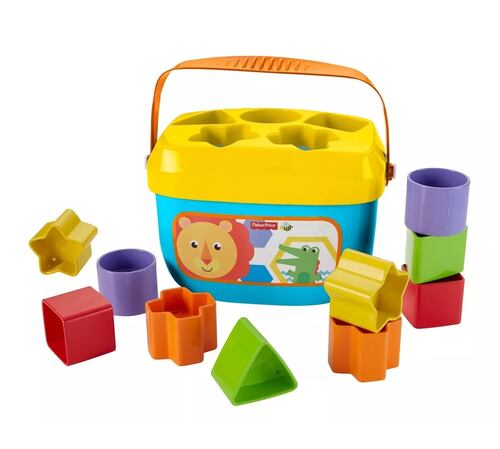 Juguete Para Bebés Primeros Bloques Leon Amarillo