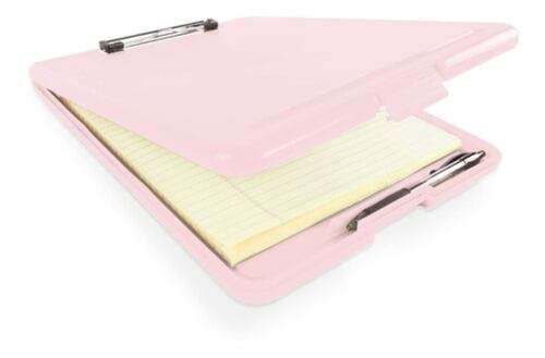 Portapapeles Papeleta Almacena Papeles Tabla De Clip Carta Rosa 