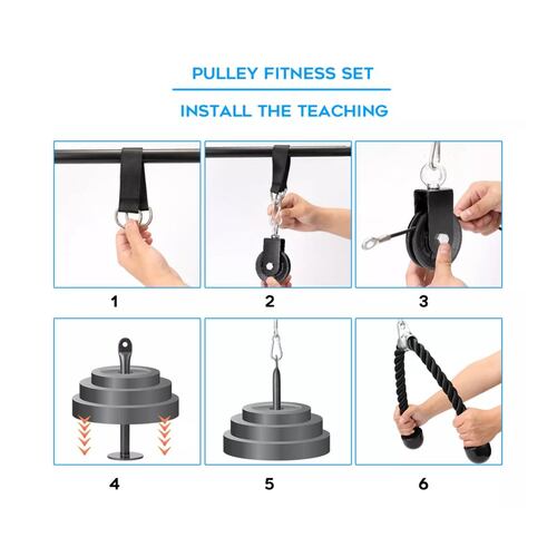 Sistema De Cable Con Polea Para Máquina De Ejercicios