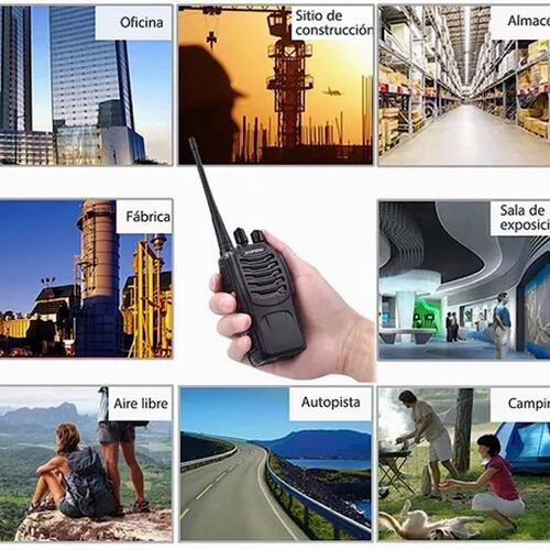 2 Radios Baofeng Bf-888s Uhf Con Manos Libres Set-2.
