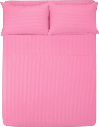 Sábanas Matrimoniales 1800 Hilos Ultra Suaves de Microfibra Color Rosa Pastel
