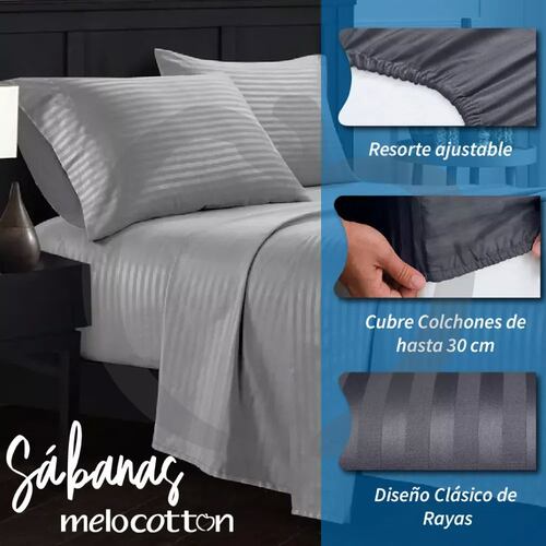Sábanas Matrimoniales 1800 Hilos Ultra Suaves de Microfibra Color Rosa Pastel