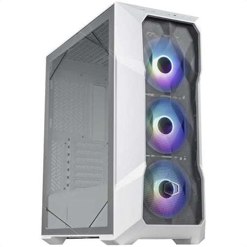 Gabinete Cooler Master MasterBox TD500 Mesh V2 White ARGB USB3 3 Ventiladores Vidrio Templado TD500V2-WGNN-S00