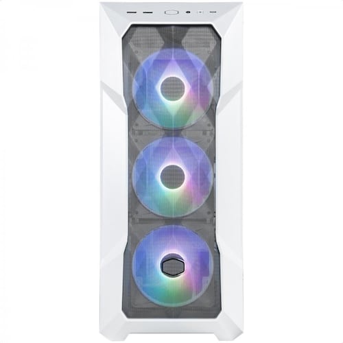 Gabinete Cooler Master MasterBox TD500 Mesh V2 White ARGB USB3 3 Ventiladores Vidrio Templado TD500V2-WGNN-S00