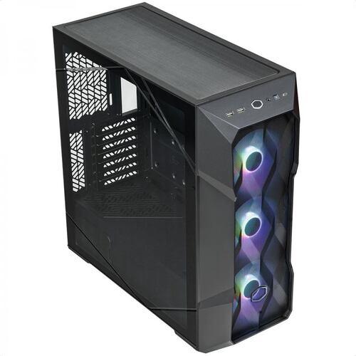 Gabinete Cooler Master MasterBox TD500 Mesh V2 ARGB USB3 3 Ventiladores Vidrio Templado TD500V2-KGNN-S00