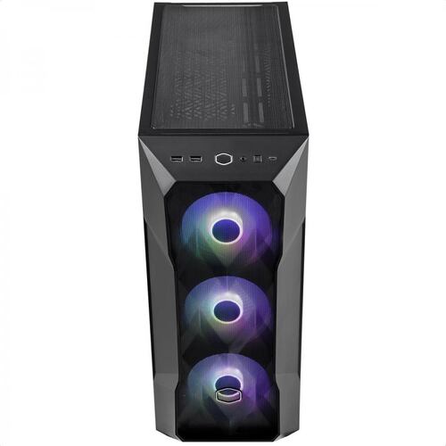 Gabinete Cooler Master MasterBox TD500 Mesh V2 ARGB USB3 3 Ventiladores Vidrio Templado TD500V2-KGNN-S00