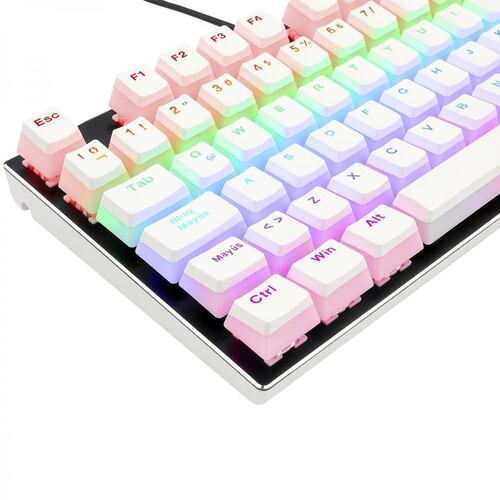 Set De Keycaps Redragon SCARAB Blanco Gaming Español Para Teclado Mecanico A130 SP-WHITE