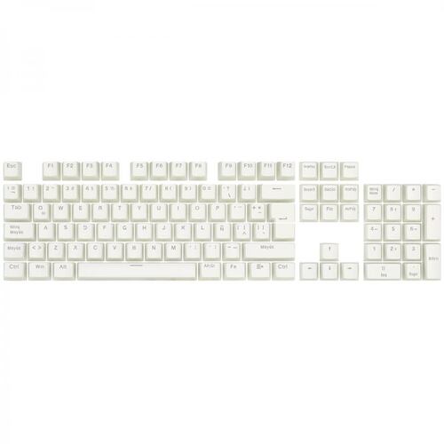 Set De Keycaps Redragon SCARAB Blanco Gaming Español Para Teclado Mecanico A130 SP-WHITE