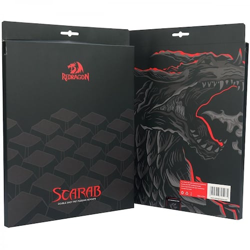 Set De Keycaps Redragon SCARAB Blanco Gaming Español Para Teclado Mecanico A130 SP-WHITE