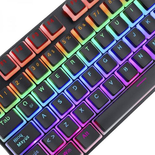 Set De Keycaps Redragon SCARAB Negro Gaming Español Para Teclado Mecanico A130 SP-BLACK.