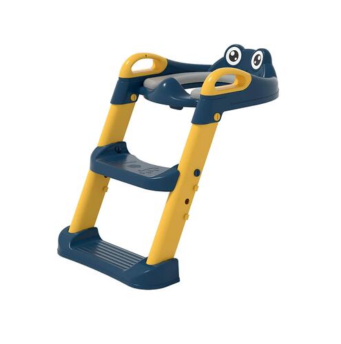 Asiento Con Escalera Y Agarradera Yellow+BLue