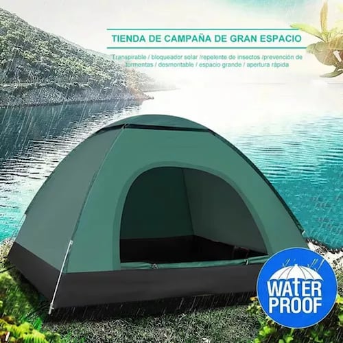 Tiendas Casa Campaña 3 Personas/gran Espacio /fácil Instalar.