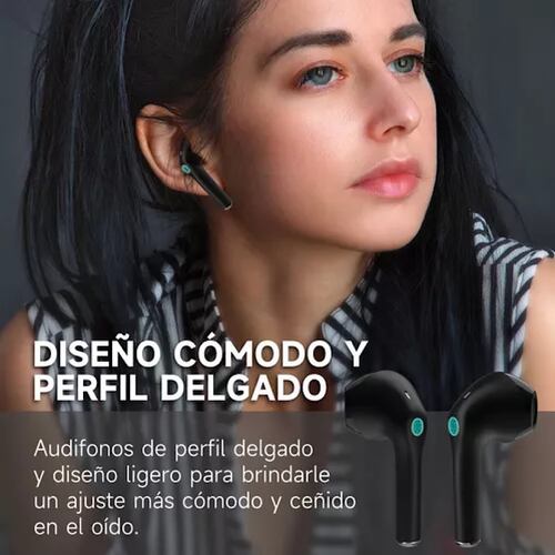 Audífonos Inalámbricos, Audífonos Bluetooth con Microfono Deep Bass Auriculares Bluetooth Con Tipo C Cable 1Hora Aut201 In-ear Earbuds.