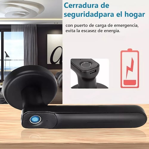 Cerradura Electronica Inteligentes De Huella Con Manija