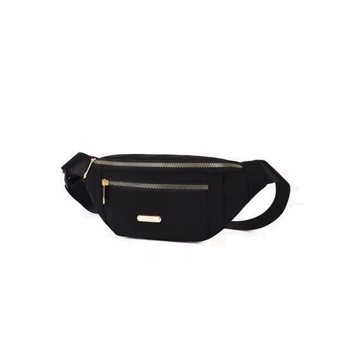 Riñonera Multiusos Impermeable Para Mujer Negra