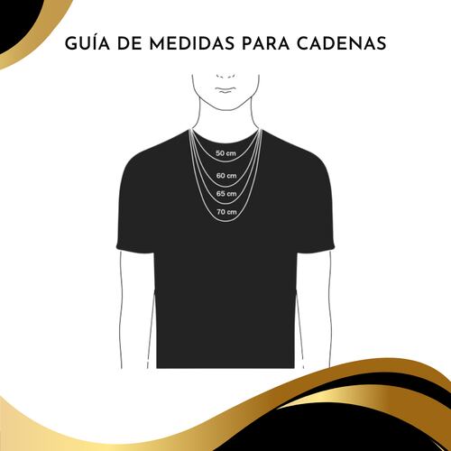 Cadena cubana oro 10k hombre Italiana