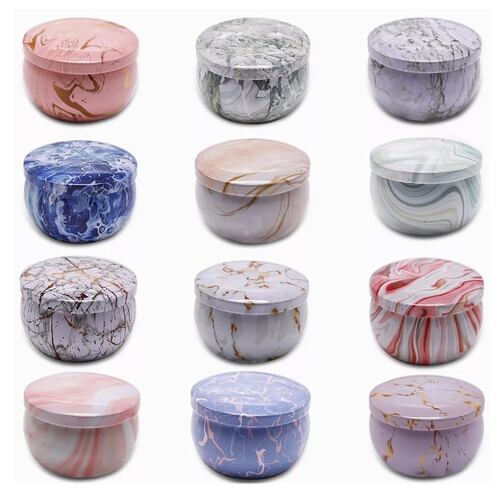 Velas Aromáticas De Cera De Soja 12 Rosas, Moradas y Azul