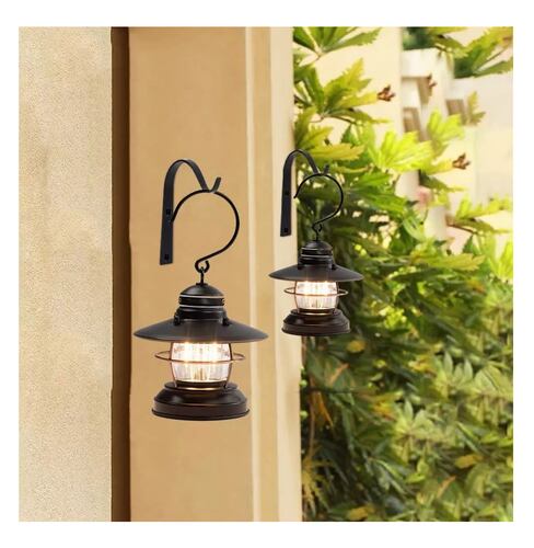 Gancho Pared Para Colgar Plantas 8 Pz Negros
