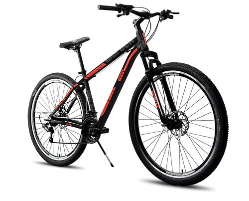 Bicicleta Alurock Kraken Rodada 29 Aluminio 21 Vel Freno Disco Naranja
