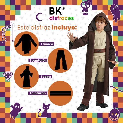 Disfraz De Halloween Infantil Niños Fiesta Disfraces De Tela Explorador Jade Espacio Estelar Wars Tallas Disponibles.