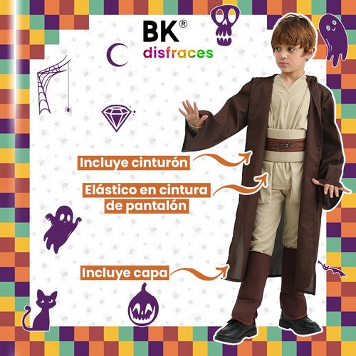 Disfraz De Halloween Infantil Niños Fiesta Disfraces De Tela Explorador Jade Espacio Estelar Wars Tallas Disponibles.