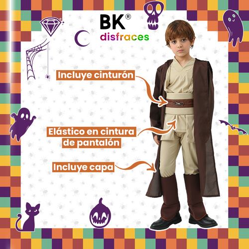 Disfraz De Halloween Infantil Niños Fiesta Disfraces De Tela Explorador Jade Espacio Estelar Wars Tallas Disponibles.