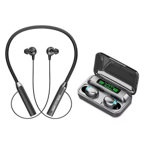 Audífonos In-ear Bluetooth Con Neckband De 2 Piezas.