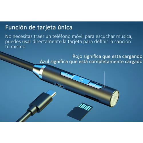 Audífonos In-ear Bluetooth Con Neckband De 2 Piezas.