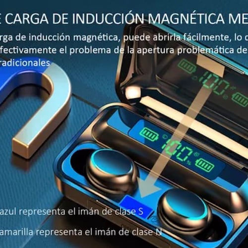 Audífonos In-ear Bluetooth Con Neckband De 2 Piezas.