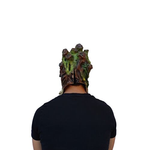 Máscara De Monstruo Verde Wood Monster Disfraz Halloween