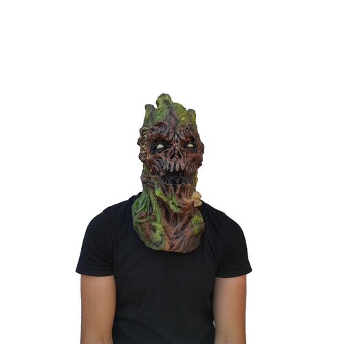 Máscara De Monstruo Verde Wood Monster Disfraz Halloween