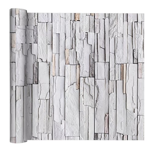Papel Tapiz Autoadhesivo Para Paredes De Piedra 3d 45cm*10m 