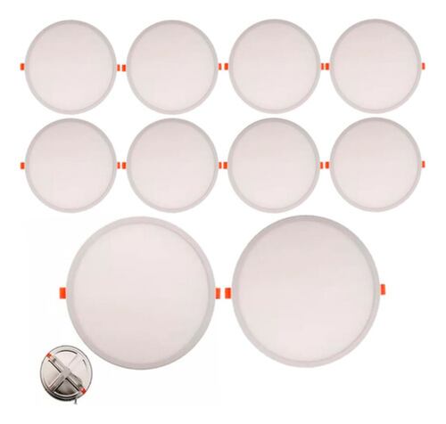 Lampara Spot Led 15w Ajustable Luz Blanca 10 Piezas Blanco
