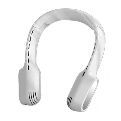 Ventilador Portátil Plegable Con Cuello Colgante,4000mah,usb Blanco